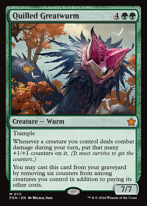 Quilled Greatwurm (FDN 111)