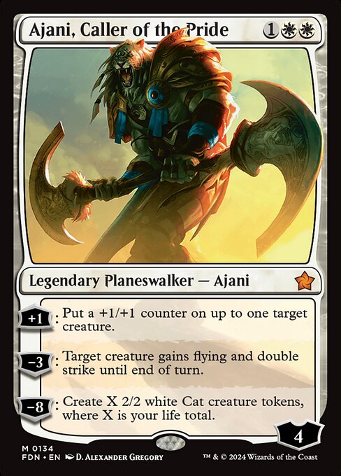 Ajani, Caller of the Pride (FDN 134)