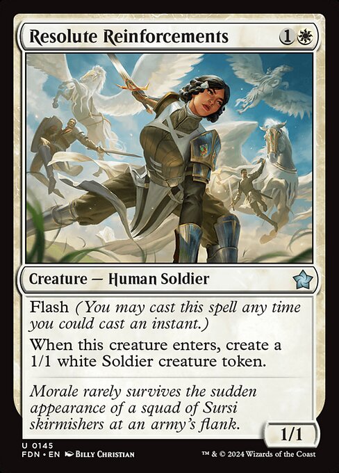 Resolute Reinforcements (FDN 145)