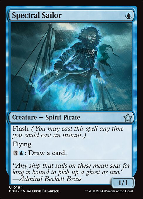 Spectral Sailor (FDN 164)