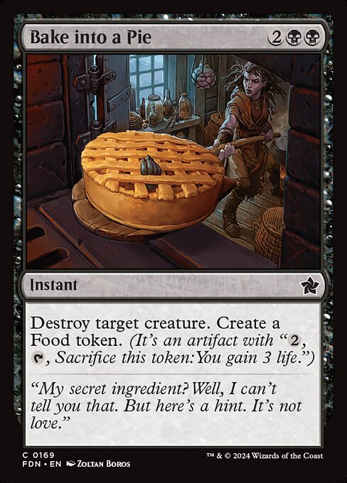Bake into a Pie (FDN 169)