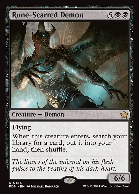 Rune-Scarred Demon (FDN 184)