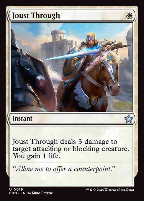 Joust Through (FDN 19)