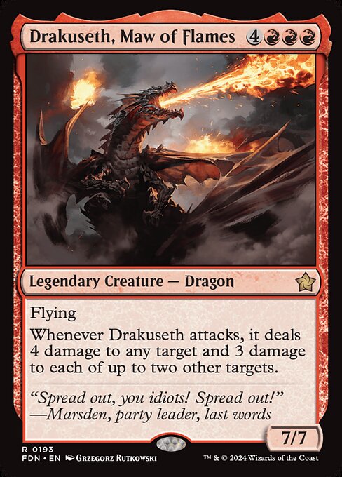 Drakuseth, Maw of Flames (FDN 193)