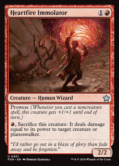 Heartfire Immolator (FDN 201)