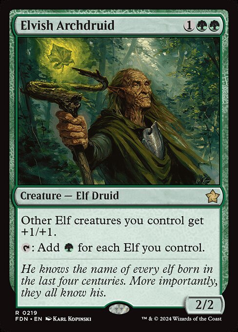 Elvish Archdruid (FDN 219)