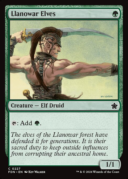Llanowar Elves (FDN 227)