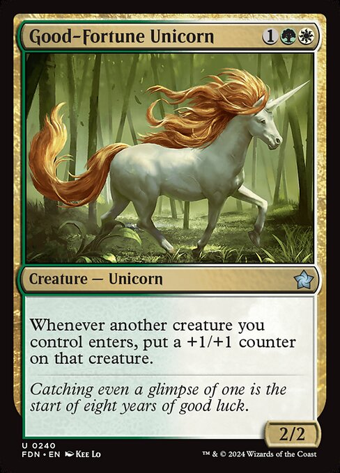 Good-Fortune Unicorn (FDN 240)