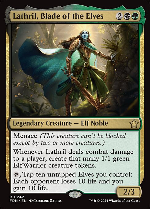 Lathril, Blade of the Elves (FDN 242)