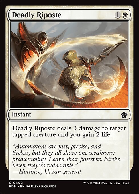 Deadly Riposte (FDN 492)