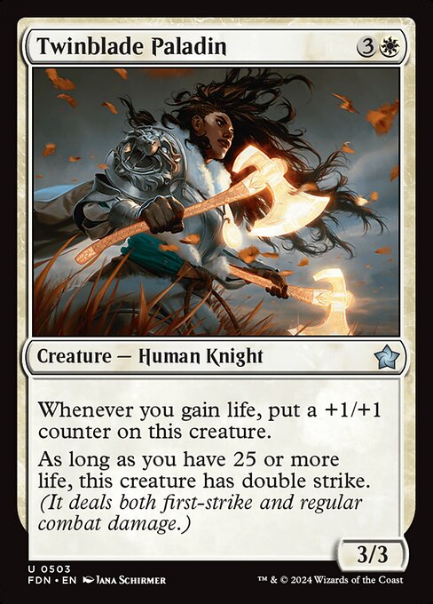 Twinblade Paladin (FDN 503)