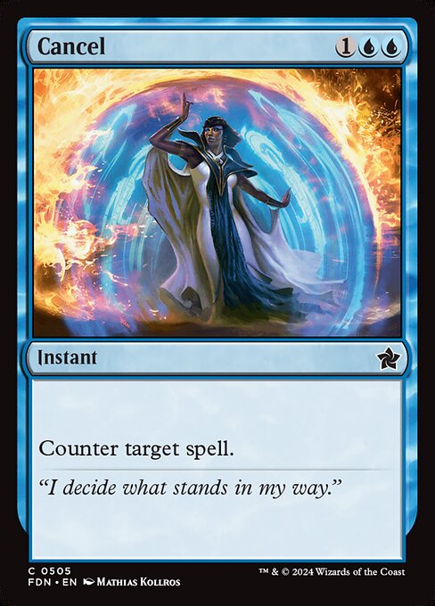 Cancel (FDN 505)