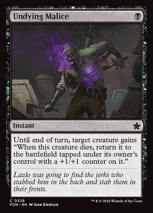 Undying Malice (FDN 528)