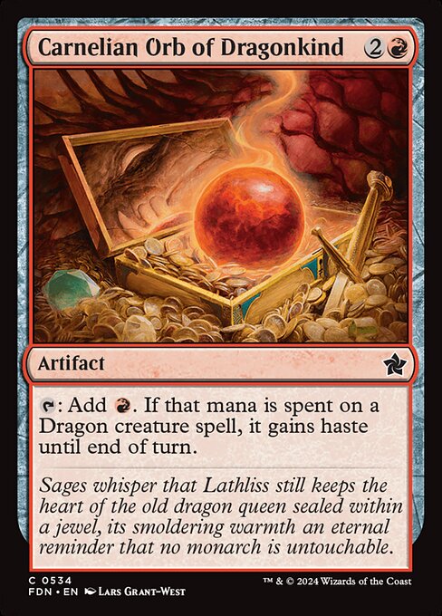 Carnelian Orb of Dragonkind (FDN 534)