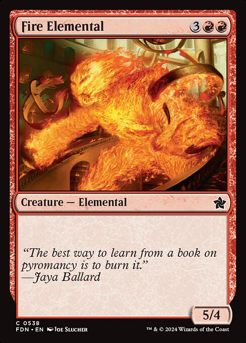 Fire Elemental (FDN 538)