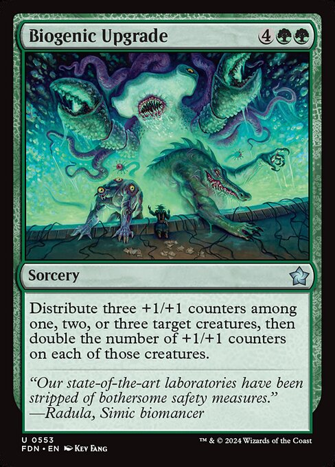 Biogenic Upgrade (FDN 553)