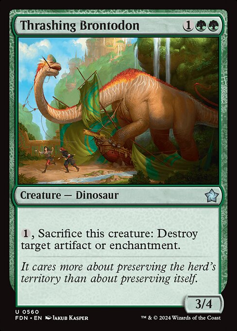 Thrashing Brontodon (FDN 560)