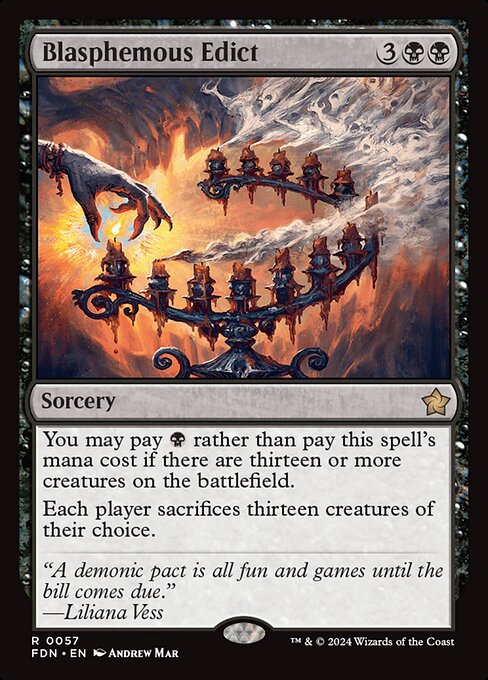 Blasphemous Edict (FDN 57)