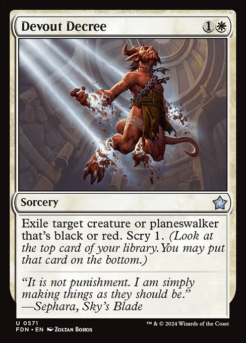 Devout Decree (FDN 571)