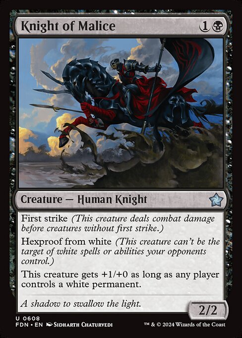 Knight of Malice (FDN 608)