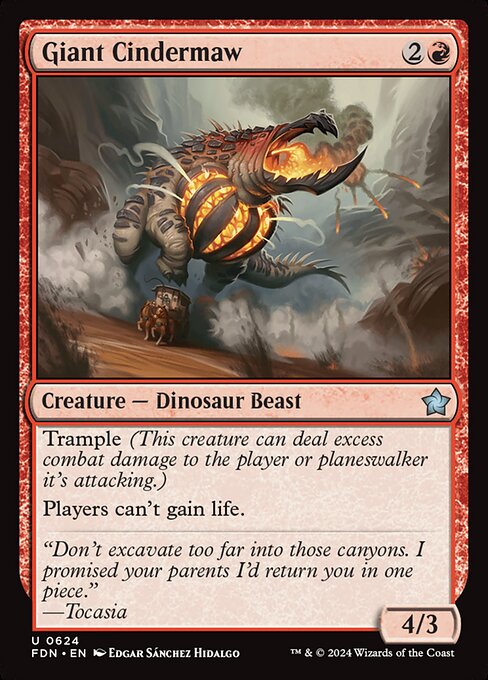 Giant Cindermaw (FDN 624)