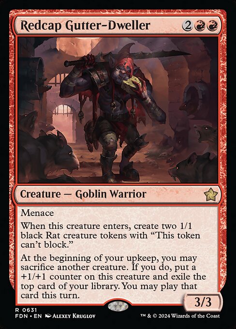 Redcap Gutter-Dweller (FDN 631)