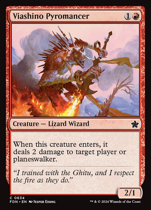 Viashino Pyromancer (FDN 634)