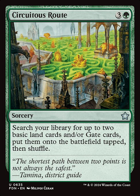 Circuitous Route (FDN 635)