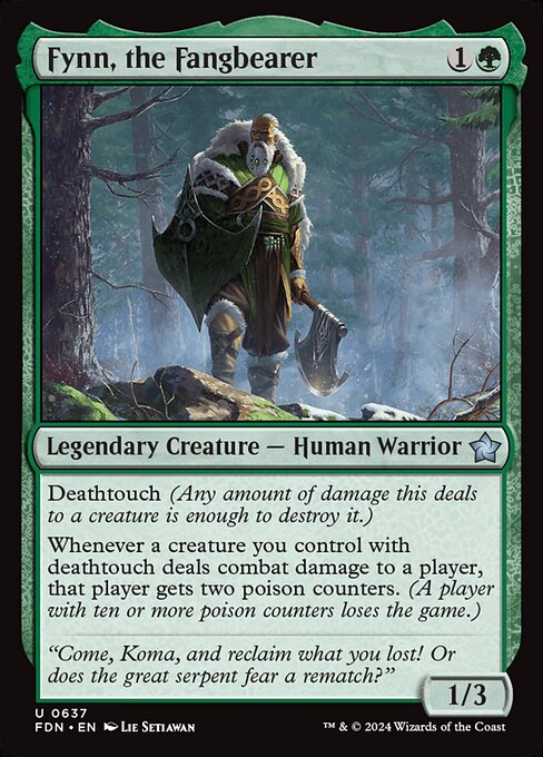 Fynn, the Fangbearer (FDN 637)