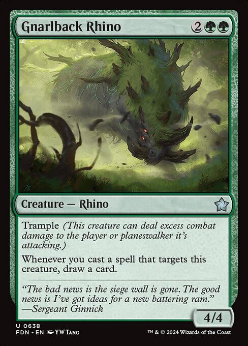 Gnarlback Rhino (FDN 638)