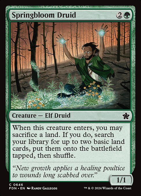 Springbloom Druid (FDN 646)