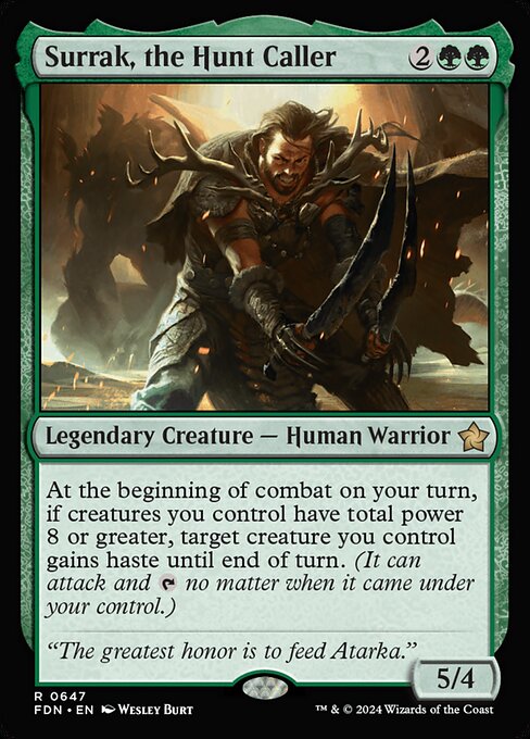 Surrak, the Hunt Caller (FDN 647)