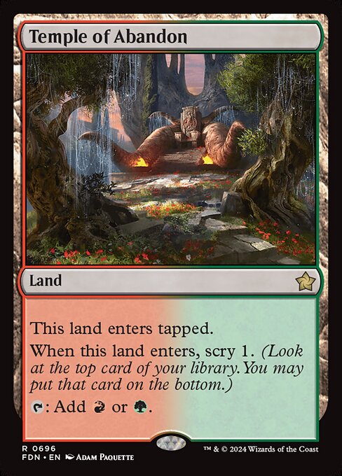 Temple of Abandon (FDN 696)