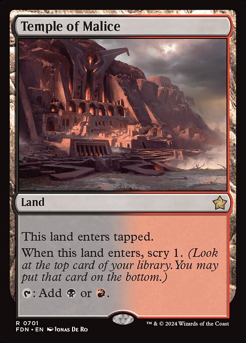 Temple of Malice (FDN 701)