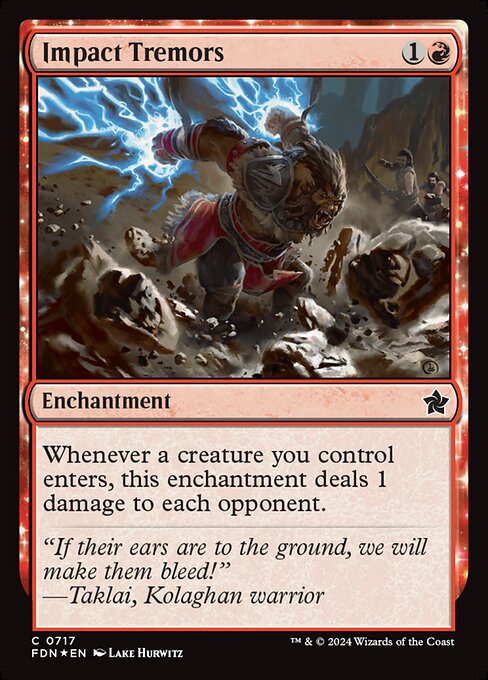 Impact Tremors (FDN 717)