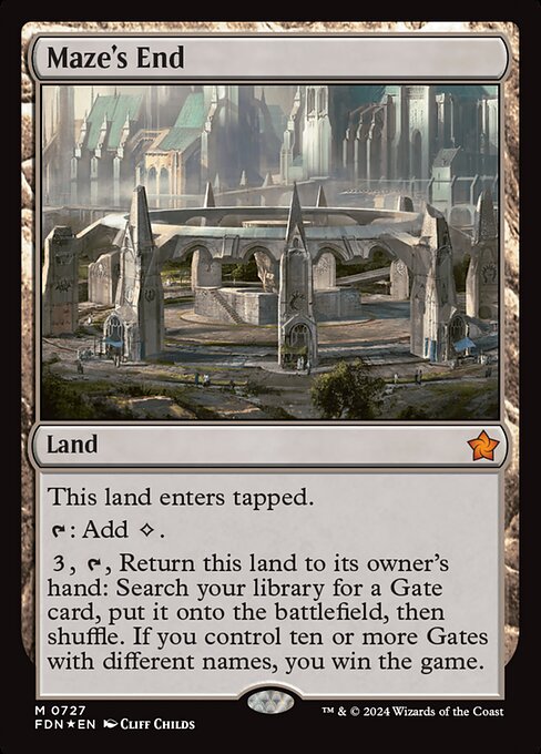 Maze's End (FDN 727)