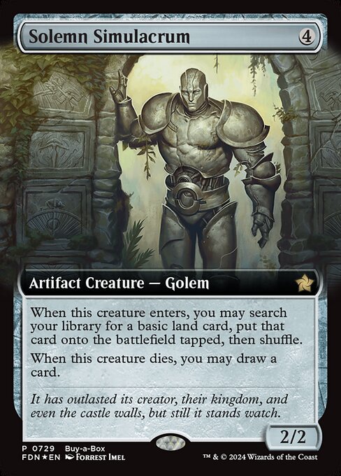 Solemn Simulacrum (FDN 729)