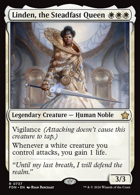 Linden, the Steadfast Queen (FDN 737)