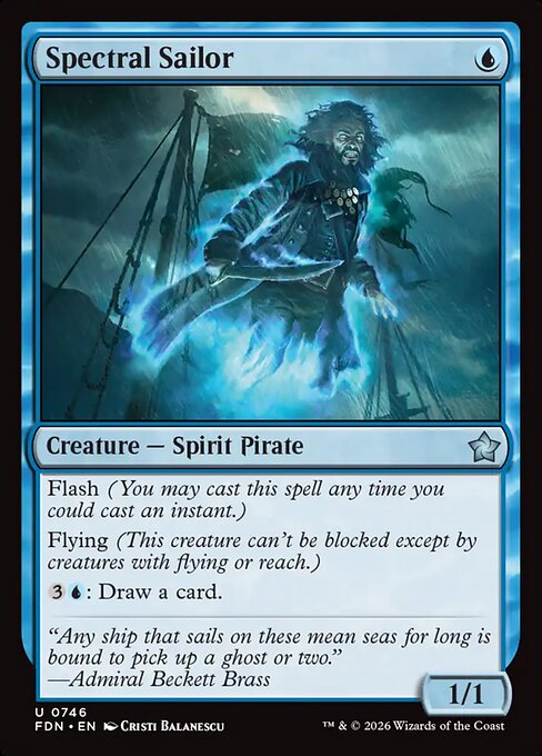 Spectral Sailor (FDN 746)