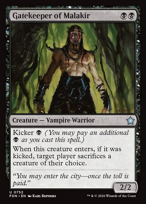 Gatekeeper of Malakir (FDN 752)
