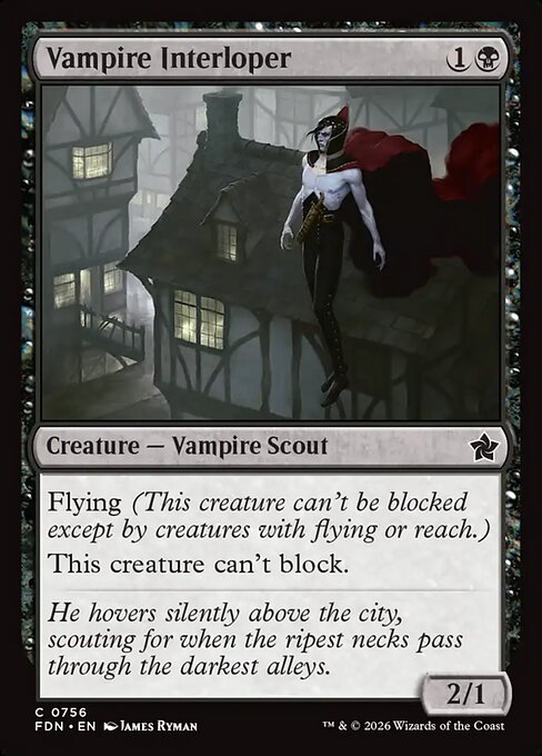 Vampire Interloper (FDN 756)