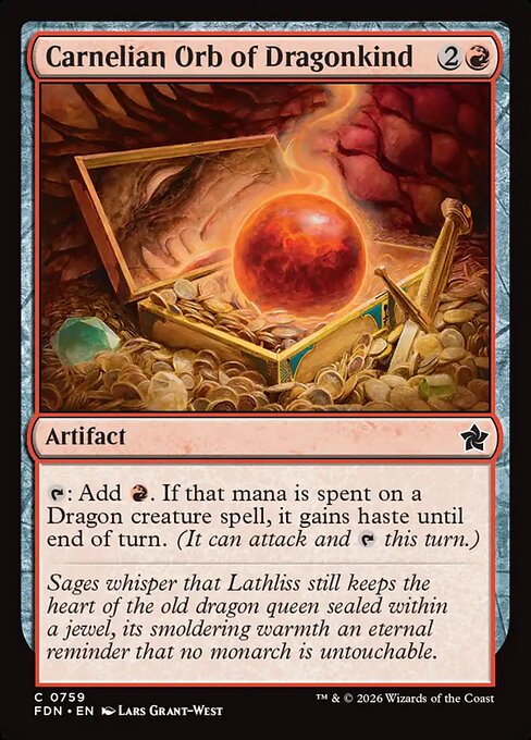 Carnelian Orb of Dragonkind (FDN 759)