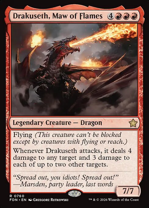 Drakuseth, Maw of Flames (FDN 760)