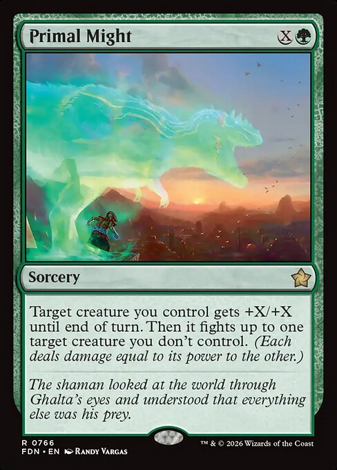 Primal Might (FDN 766)