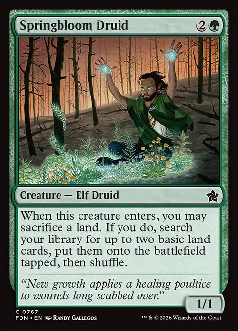 Springbloom Druid (FDN 767)