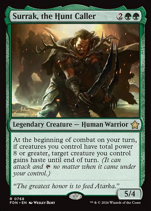 Surrak, the Hunt Caller (FDN 768)