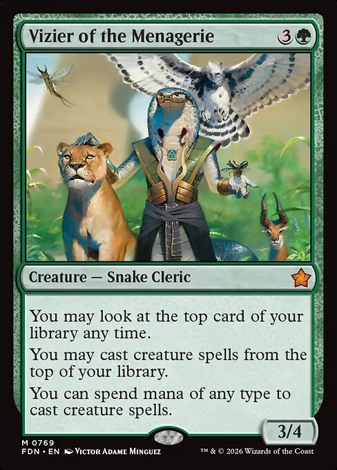 Vizier of the Menagerie (FDN 769)