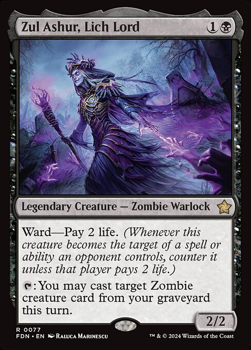 Zul Ashur, Lich Lord (FDN 77)