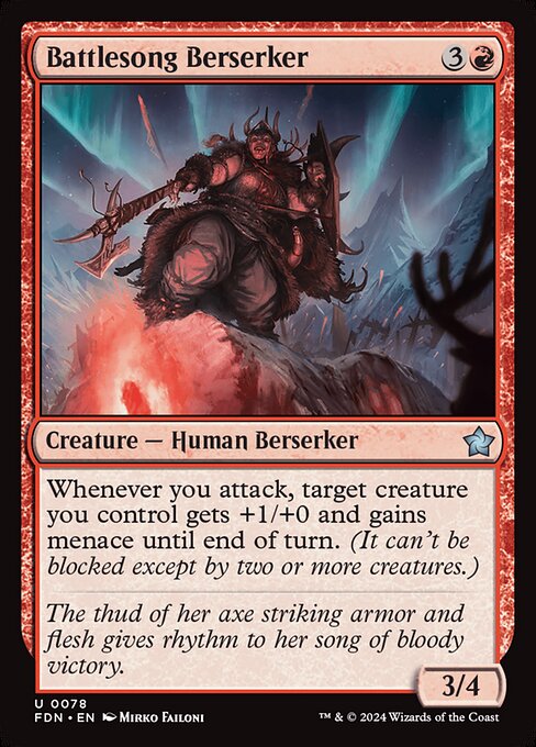 Battlesong Berserker (FDN 78)