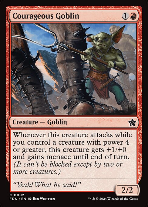 Courageous Goblin (FDN 82)